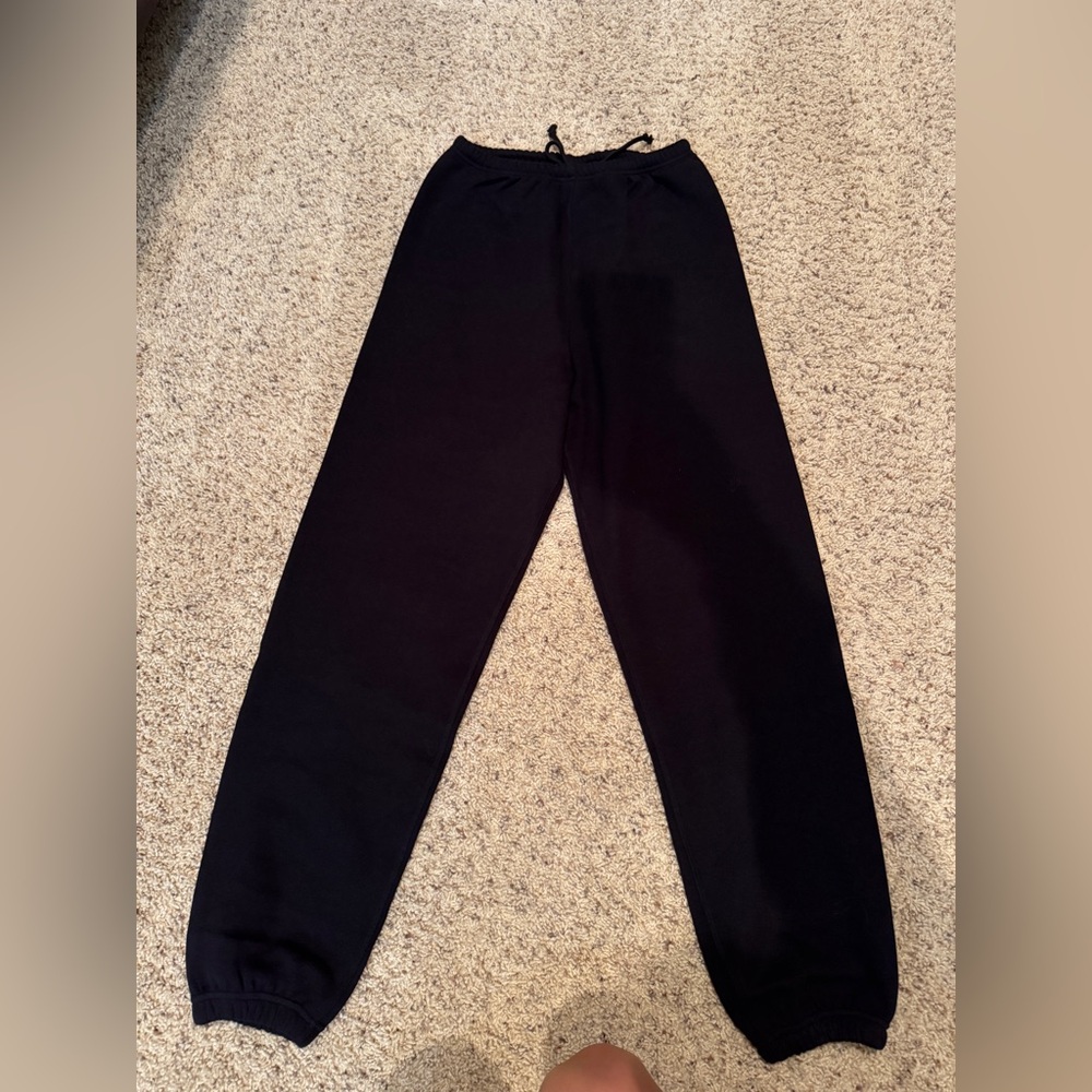 SKIMS Cotton Fleece Classic Jogger Black Onyx Size  extra Small NWT